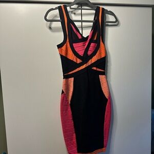 Colorblock Bodycon Dress